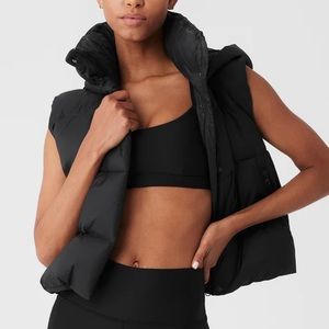 Alo gold rush puffer vest